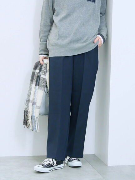 カチオン染めチェックパンツ(グレー/ベージュ/ブラウン/ネイビー)|Samansa Mos2 blue(サマンサモスモス ブルー)通販