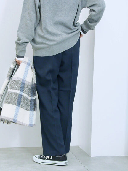 カチオン染めチェックパンツ(グレー/ベージュ/ブラウン/ネイビー)|Samansa Mos2 blue(サマンサモスモス ブルー)通販
