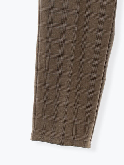 カチオン染めチェックパンツ(グレー/ベージュ/ブラウン/ネイビー)|Samansa Mos2 blue(サマンサモスモス ブルー)通販