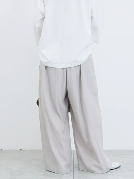 ◎ビンテージサテンイージーパンツ(グレー/ブラック/ブラウン)|Samansa Mos2 blue(サマンサモスモス ブルー)通販