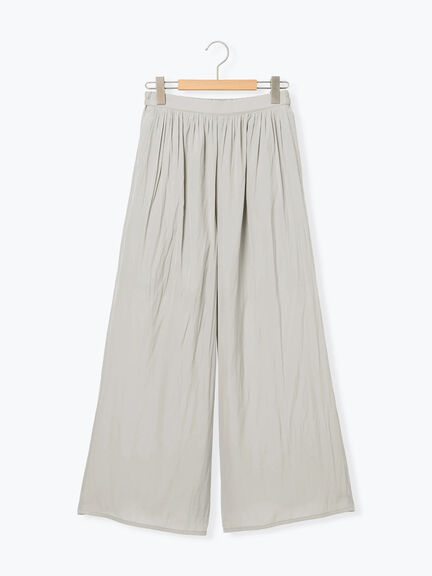 ◎ビンテージサテンイージーパンツ(グレー/ブラック/ブラウン)|Samansa Mos2 blue(サマンサモスモス ブルー)通販