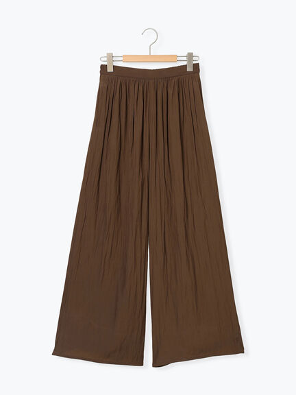 ◎ビンテージサテンイージーパンツ(グレー/ブラック/ブラウン)|Samansa Mos2 blue(サマンサモスモス ブルー)通販