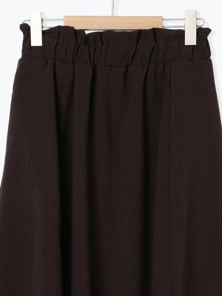 ギャザーコクーンスカート(ブラック/ブラウン/カーキ)|Samansa Mos2 blue(サマンサモスモス ブルー)通販