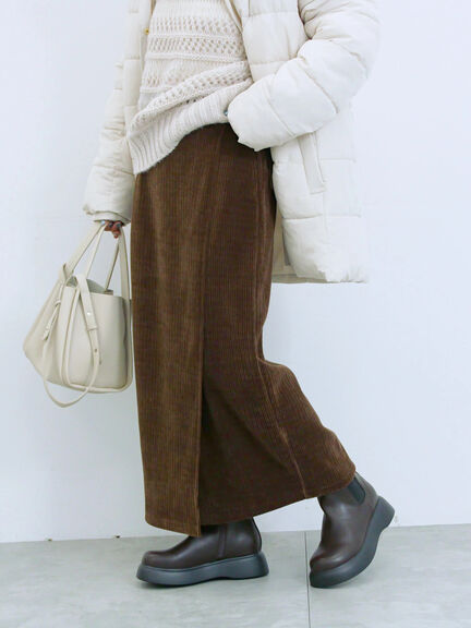 サイドゴアブーツ(ブラック/ダークブラウン)|Samansa Mos2 blue(サマンサモスモス ブルー)通販