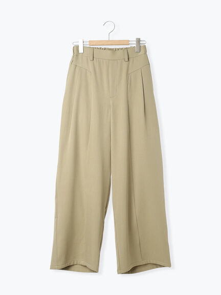 切り替えタックパンツ(ブラック/ベージュ/ブラウン)|Samansa Mos2 blue(サマンサモスモス ブルー)通販