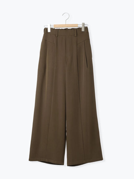 切り替えタックパンツ(ブラック/ベージュ/ブラウン)|Samansa Mos2 blue(サマンサモスモス ブルー)通販