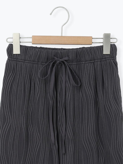 ウェーブカットパンツ(チャコールグレー/ブラック/ブラウン)|Samansa Mos2 blue(サマンサモスモス ブルー)通販