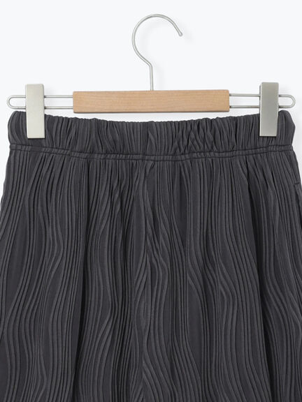 ウェーブカットパンツ(チャコールグレー/ブラック/ブラウン)|Samansa Mos2 blue(サマンサモスモス ブルー)通販