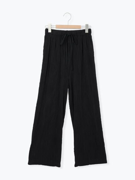 ウェーブカットパンツ(チャコールグレー/ブラック/ブラウン)|Samansa Mos2 blue(サマンサモスモス ブルー)通販