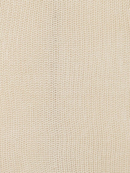 バンダナ付きニットベスト(ブラウン/ブルー/キナリ)|Samansa Mos2 blue(サマンサモスモス ブルー)通販