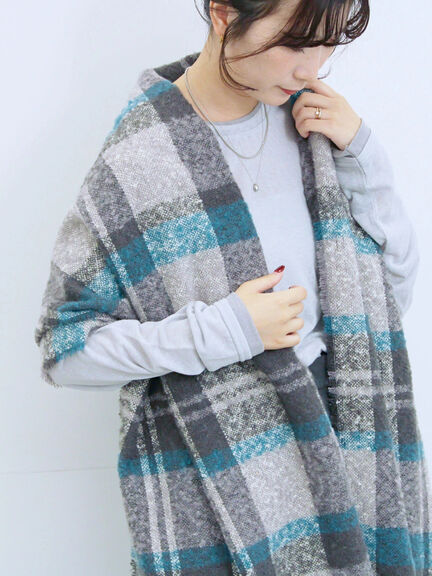 レイヤード風ロンT(オフホワイト/チャコールグレー/Sグレー)|Samansa Mos2 blue(サマンサモスモス ブルー)通販