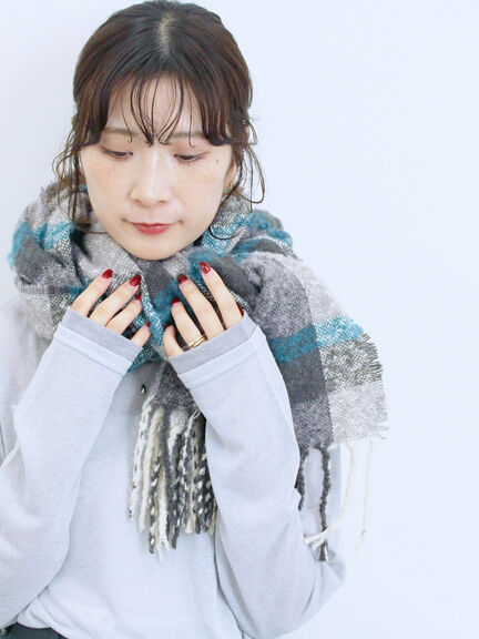 レイヤード風ロンT(オフホワイト/チャコールグレー/Sグレー)|Samansa Mos2 blue(サマンサモスモス ブルー)通販