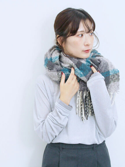 レイヤード風ロンT(オフホワイト/チャコールグレー/Sグレー)|Samansa Mos2 blue(サマンサモスモス ブルー)通販