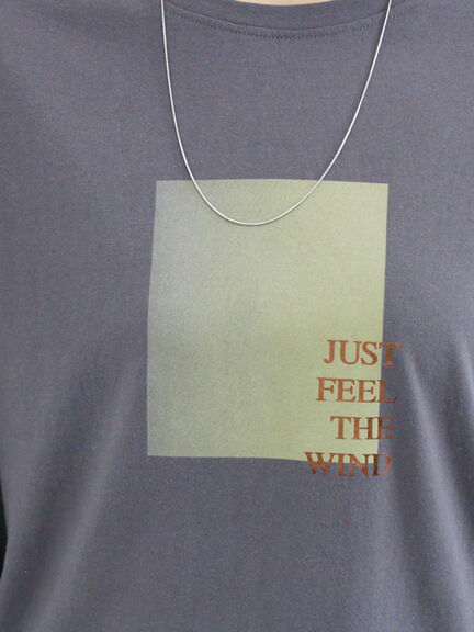 スクエアプリントプルオーバー(オフホワイト/チャコールグレー/Sグレー)|Samansa Mos2 blue(サマンサモスモス ブルー)通販