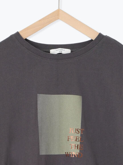 スクエアプリントプルオーバー(オフホワイト/チャコールグレー/Sグレー)|Samansa Mos2 blue(サマンサモスモス ブルー)通販