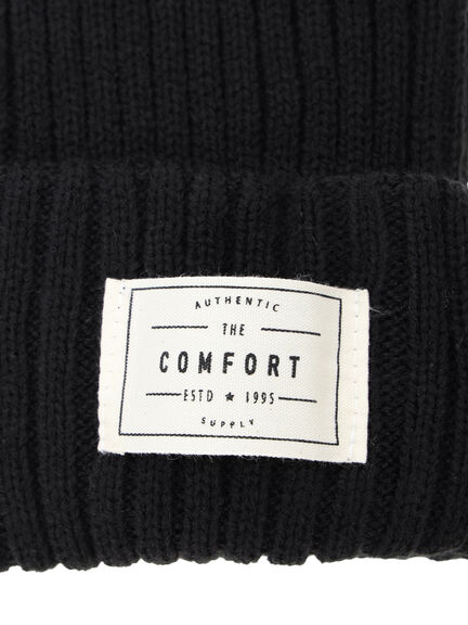 リブニット帽(ブラック/ベージュ/ブラウン)|Samansa Mos2 blue(サマンサモスモス ブルー)通販