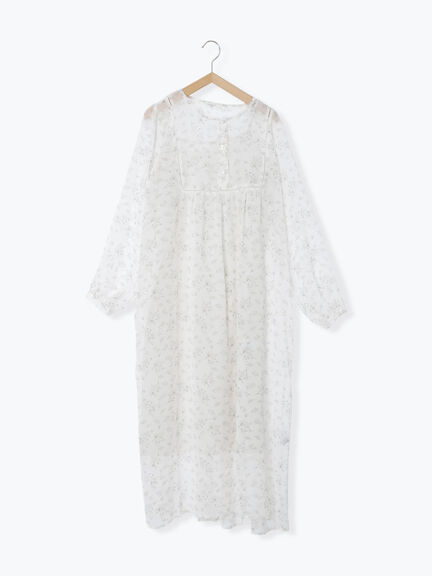 ◎花柄ワンピース(ブラック/ブラウン/キナリ)|Samansa Mos2 blue(サマンサモスモス ブルー)通販