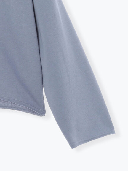 ◎裏毛深Vネックプルオーバー(グレー/ダークブラウン/ブルー)|Samansa Mos2 blue(サマンサモスモス ブルー)通販