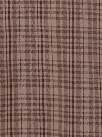 チェック柄ジャンバースカート(ブラウン/ネイビー)|Samansa Mos2 Lagom(KIDS)(サマンサモスモス ラーゴム)通販