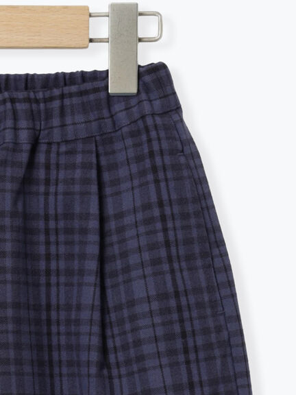 チェック柄コクーンパンツ(ブラウン/ネイビー)|Samansa Mos2 Lagom(KIDS)(サマンサモスモス ラーゴム)通販