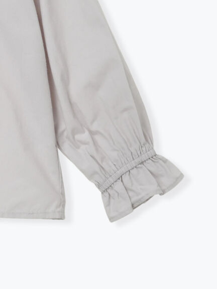 ビッグカラーブラウス(オフホワイト/Sグレー)|Samansa Mos2 Lagom(KIDS)(サマンサモスモス ラーゴム)通販