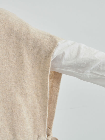 ウール混2WAYニットベスト(ブラック/ベージュ)|TSUHARU by Samansa Mos2(ツハルバイサマンサモスモス)通販