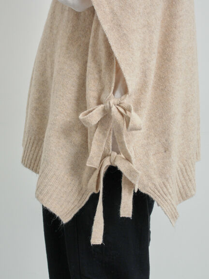 ウール混2WAYニットベスト(ブラック/ベージュ)|TSUHARU by Samansa Mos2(ツハルバイサマンサモスモス)通販