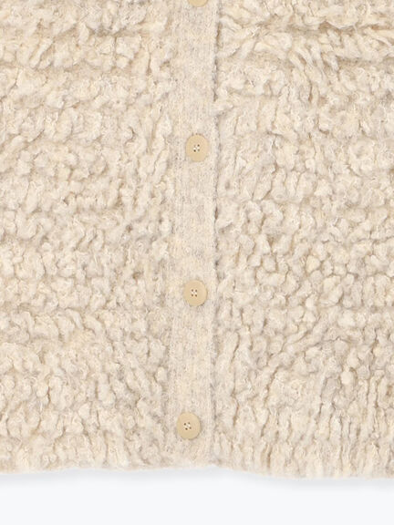 ループ編み前後2WAYニットベスト(グレー/オレンジ/キナリ)|TSUHARU by Samansa Mos2(ツハルバイサマンサモスモス)通販