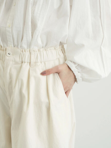 馬布バレルパンツ（ブラック/ベージュ/キナリ）｜TSUHARU by Samansa Mos2（ツハルバイサマンサモスモス）通販