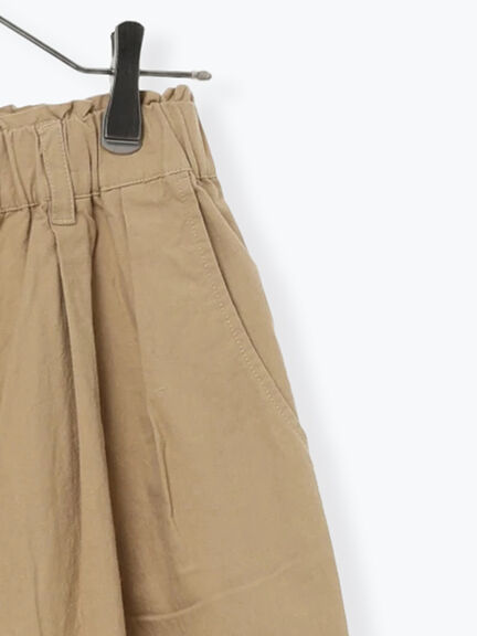 馬布バレルパンツ（ブラック/ベージュ/キナリ）｜TSUHARU by Samansa Mos2（ツハルバイサマンサモスモス）通販