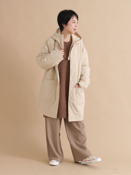 モヘヤライクニットチュニックワンピース(チャコールグレー/ブラウン/イエロー)|sm2rhythm(サマンサモスモス リズム)通販