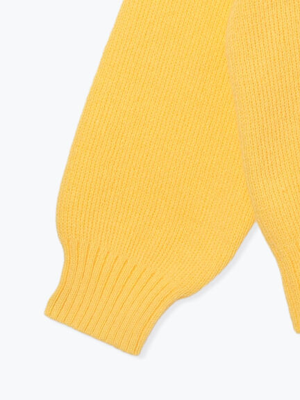 モヘヤライク衿付ニットプルオーバー(チャコールグレー/ブラウン/イエロー)|sm2rhythm(サマンサモスモス リズム)通販