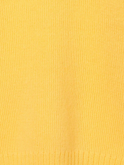 モヘヤライク衿付ニットプルオーバー(チャコールグレー/ブラウン/イエロー)|sm2rhythm(サマンサモスモス リズム)通販