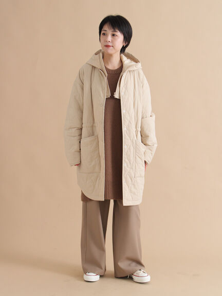 キルトレイヤードジャケット(ブラック/ベージュ/カーキ)|sm2rhythm(サマンサモスモス リズム)通販