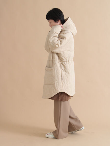 キルトレイヤードジャケット(ブラック/ベージュ/カーキ)|sm2rhythm(サマンサモスモス リズム)通販