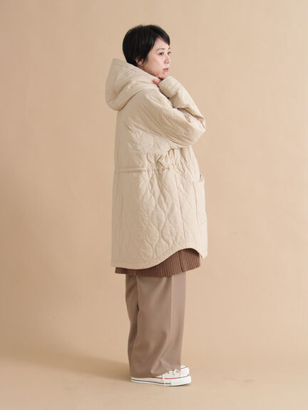 キルトレイヤードジャケット(ブラック/ベージュ/カーキ)|sm2rhythm(サマンサモスモス リズム)通販