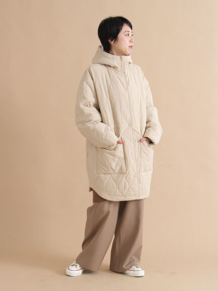 キルトレイヤードジャケット(ブラック/ベージュ/カーキ)|sm2rhythm(サマンサモスモス リズム)通販