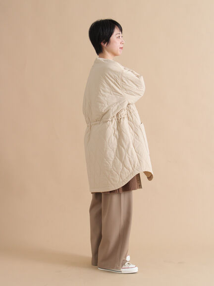 キルトレイヤードジャケット(ブラック/ベージュ/カーキ)|sm2rhythm(サマンサモスモス リズム)通販