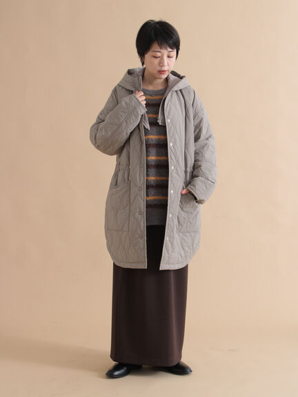 キルトレイヤードジャケット(ブラック/ベージュ/カーキ)|sm2rhythm(サマンサモスモス リズム)通販