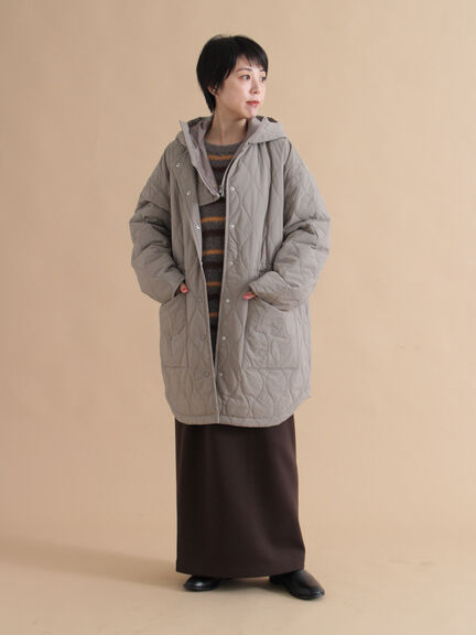 キルトレイヤードジャケット(ブラック/ベージュ/カーキ)|sm2rhythm(サマンサモスモス リズム)通販