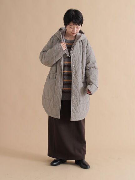 キルトレイヤードジャケット(ブラック/ベージュ/カーキ)|sm2rhythm(サマンサモスモス リズム)通販