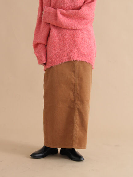 コーデュロイロングスカート(チャコールグレー/ベージュ/ブルー)|sm2rhythm(サマンサモスモス リズム)通販