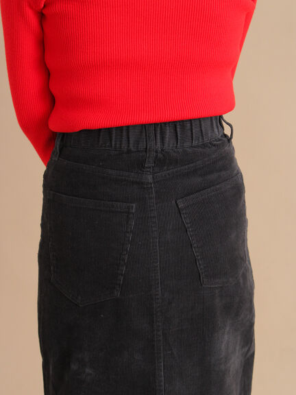 コーデュロイロングスカート(チャコールグレー/ベージュ/ブルー)|sm2rhythm(サマンサモスモス リズム)通販