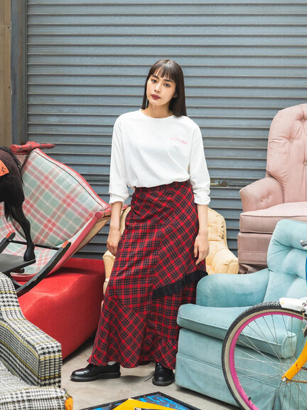 ショッパー柄 バックプリントロンT(ピンク/レッド/パープル)|BETTY'S BLUE(ベティーズブルー)通販