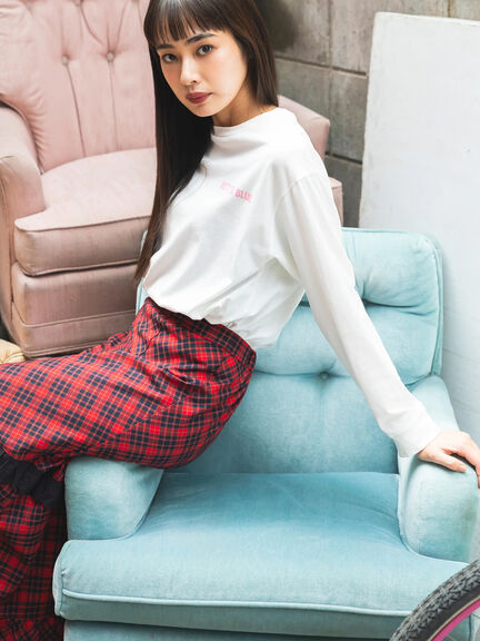 ショッパー柄 バックプリントロンT(ピンク/レッド/パープル)|BETTY'S BLUE(ベティーズブルー)通販