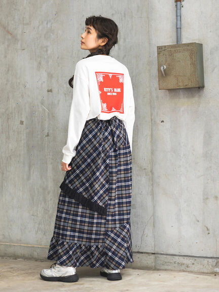 ショッパー柄 バックプリントロンT(ピンク/レッド/パープル)|BETTY'S BLUE(ベティーズブルー)通販