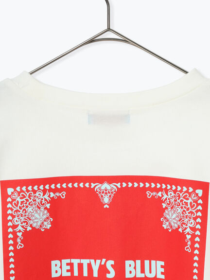 ショッパー柄 バックプリントロンT(ピンク/レッド/パープル)|BETTY'S BLUE(ベティーズブルー)通販