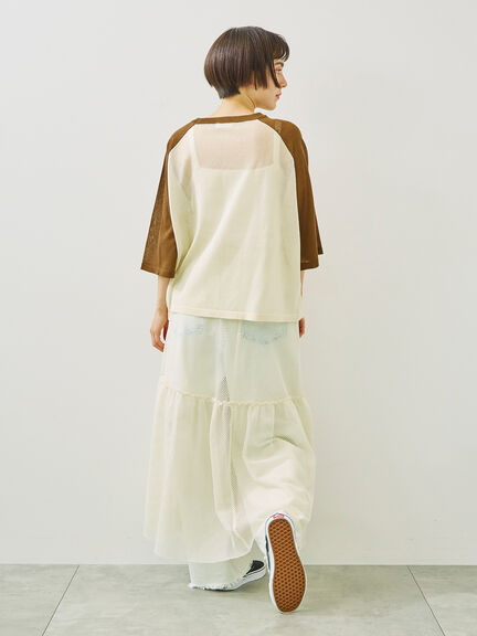 ダメージデニムイージーパンツ(オフホワイト/サックスブルー)|SM2(エスエムツー)通販