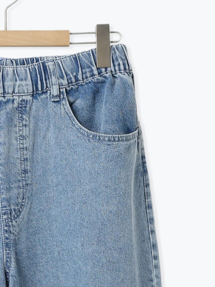 ダメージデニムイージーパンツ(オフホワイト/サックスブルー)|SM2(エスエムツー)通販