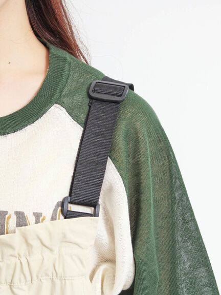 コットンナイロンハーフジップジャンパースカート(ブラック/ベージュ/カーキ/ブルー)|SM2(エスエムツー)通販